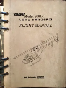 Bell 206L-1 LongRanger II Pilot's Flight Manual